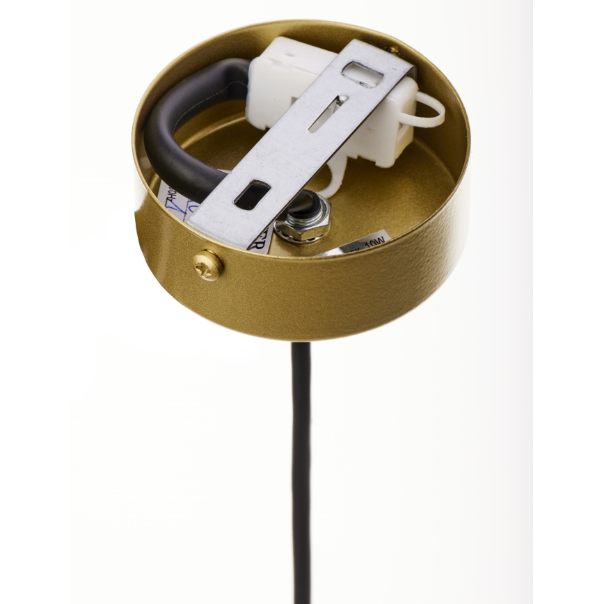 Jupiter 2042 - Ljuskrona med textilsladd IGON 1xE14/40W/230V guld