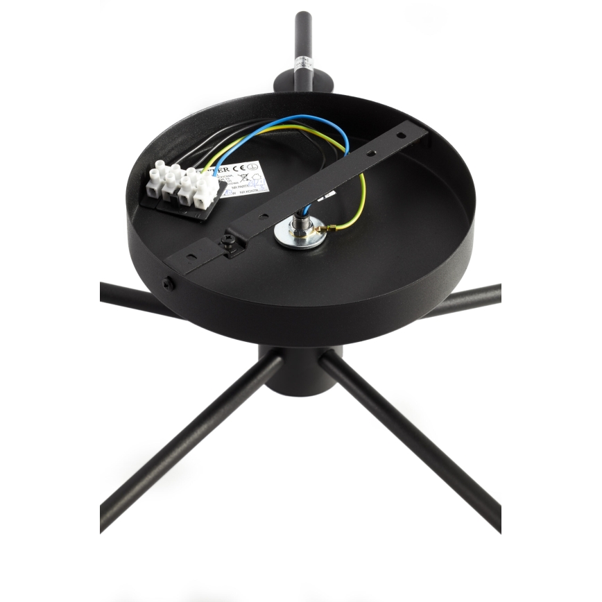 Jupiter 2049 - Ytmonterad taklampa PRATO 5xG9/14W/230V svart/vit