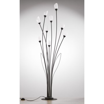 Jupiter 2058 - Golvlampa GLORIOSA 9xG9/14W/230V svart