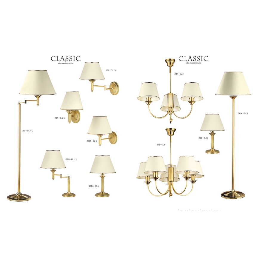 Jupiter 206A - CL L - Bordslampa CLASSIC 1xE27/60W/230V