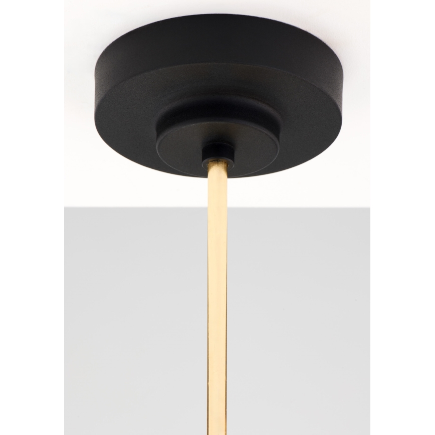 Jupiter 2087 - Stångmonterad taklampa RAMIREZ 3xE27/15W/230V guld/svart