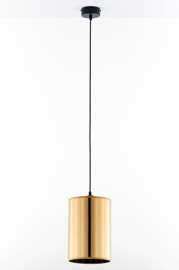 Jupiter 2090 - Pendellampa med sladd CORTINA 1xE27/15W/230V guld/svart