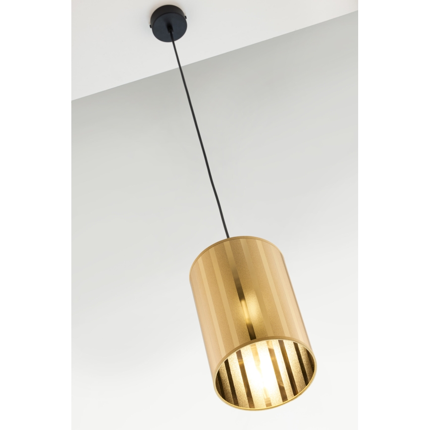 Jupiter 2090 - Pendellampa med sladd CORTINA 1xE27/15W/230V guld/svart