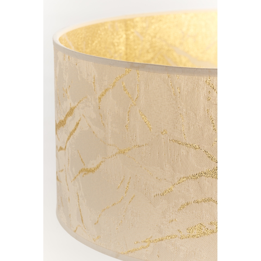 Jupiter 2112 - Bordslampa KASZMIR 1xE27/15W/230V vit/guld/marmordekor