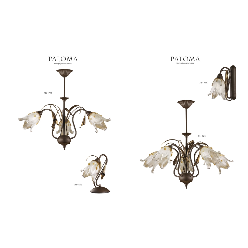 Jupiter - 709 - PA 3 - Pendelkrona PALOMA 3xE27/40W/230V