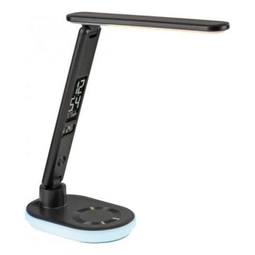 JUST LIGHT. 11018-18 - LED RGBW LED Dimbar touch bordslampa med trådlös laddning TINA LED/4W/230V