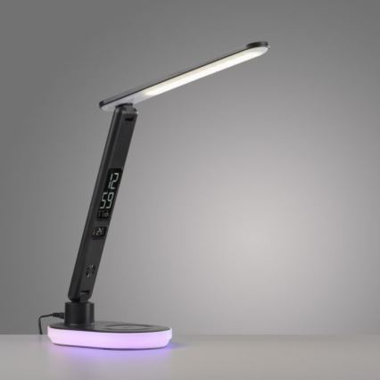 JUST LIGHT. 11018-18 - LED RGBW LED Dimbar touch bordslampa med trådlös laddning TINA LED/4W/230V
