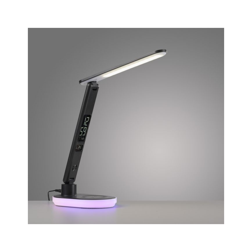 JUST LIGHT. 11018-18 - LED RGBW LED Dimbar touch bordslampa med trådlös laddning TINA LED/4W/230V