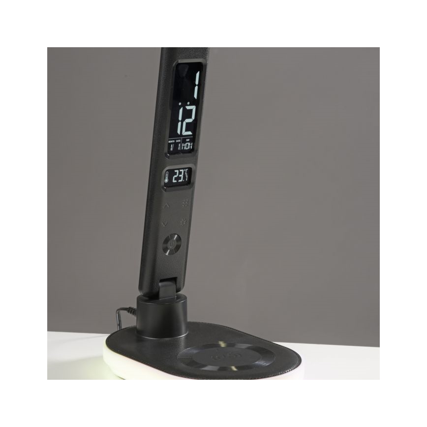 JUST LIGHT. 11018-18 - LED RGBW LED Dimbar touch bordslampa med trådlös laddning TINA LED/4W/230V