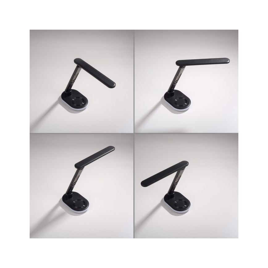 JUST LIGHT. 11018-18 - LED RGBW LED Dimbar touch bordslampa med trådlös laddning TINA LED/4W/230V
