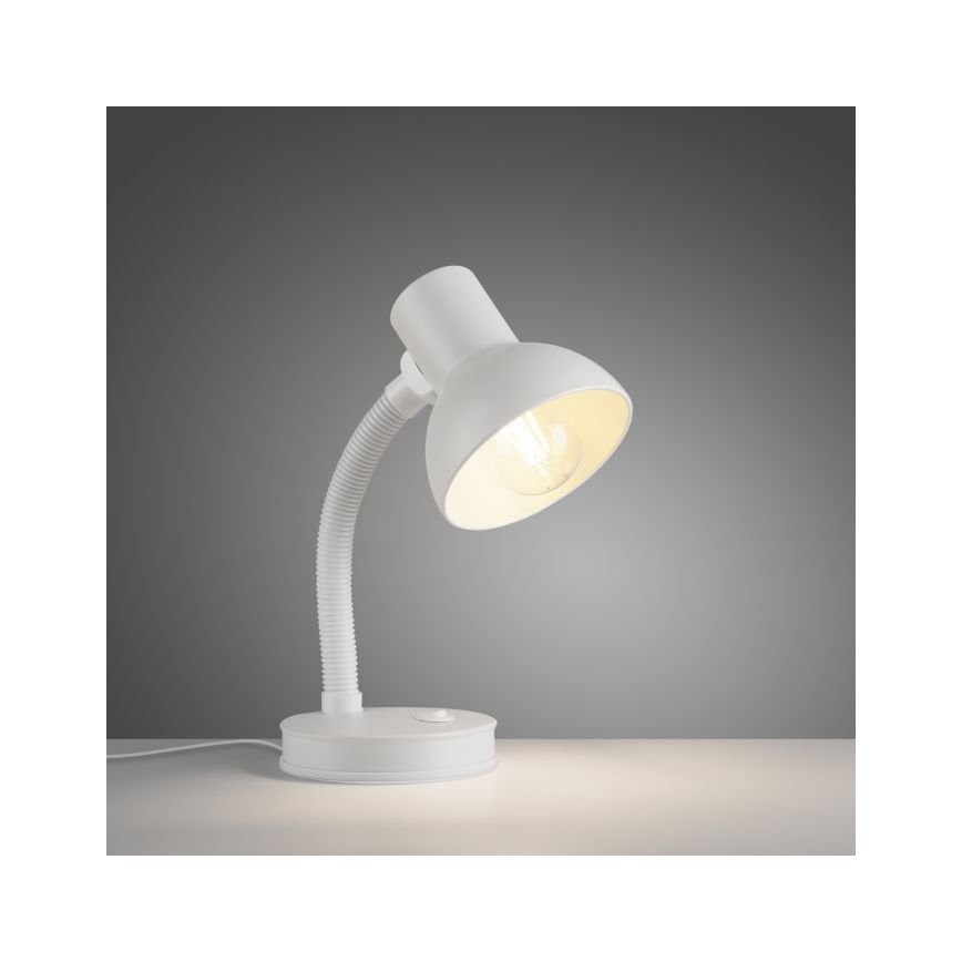 JUST LIGHT. 11080-16 - Flexibel bordslampa FLEXI 1xE27/25W/230V vit