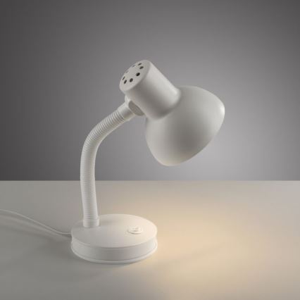 JUST LIGHT. 11080-16 - Flexibel bordslampa FLEXI 1xE27/25W/230V vit