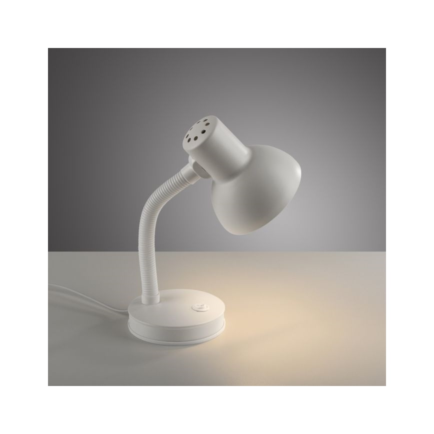 JUST LIGHT. 11080-16 - Flexibel bordslampa FLEXI 1xE27/25W/230V vit