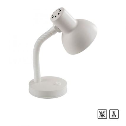 JUST LIGHT. 11080-16 - Flexibel bordslampa FLEXI 1xE27/25W/230V vit