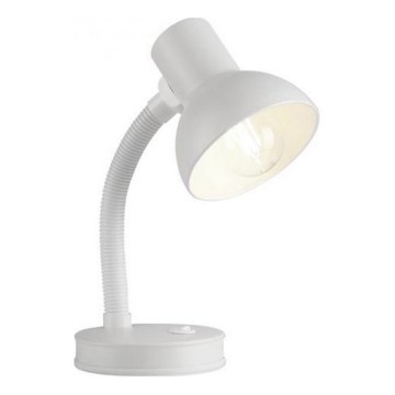 JUST LIGHT. 11080-16 - Flexibel skrivbordslampa FLEXI 1xE27/25W/230V vit