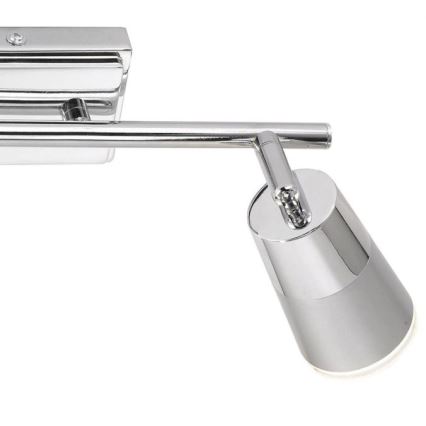 JUST LIGHT. 11229-17 - LED spotlight DALLI 2xLED/3,5W/230V skinande krom