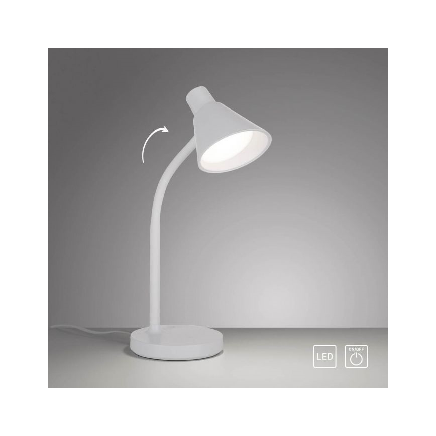 JUST LIGHT. 11248-16 - Flexibel LED-bordslampa PIXIE LED/4,5W/230V vit