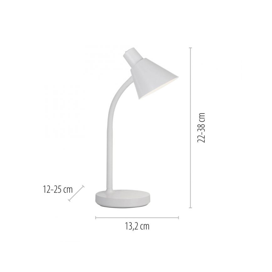 JUST LIGHT. 11248-16 - Flexibel LED-bordslampa PIXIE LED/4,5W/230V vit