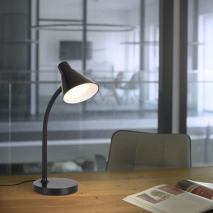 JUST LIGHT. 11248-18 - LED flexibel skrivbordslampa PIXIE LED/4,5W/230V svart