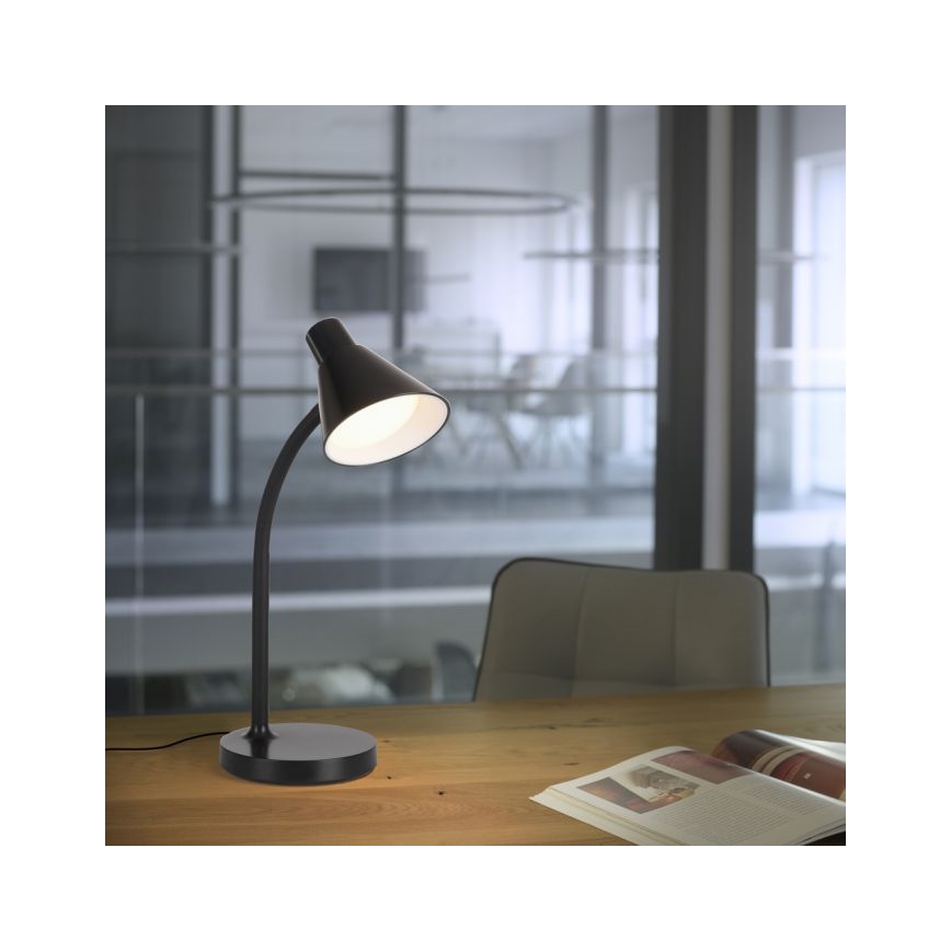 JUST LIGHT. 11248-18 - LED flexibel skrivbordslampa PIXIE LED/4,5W/230V svart