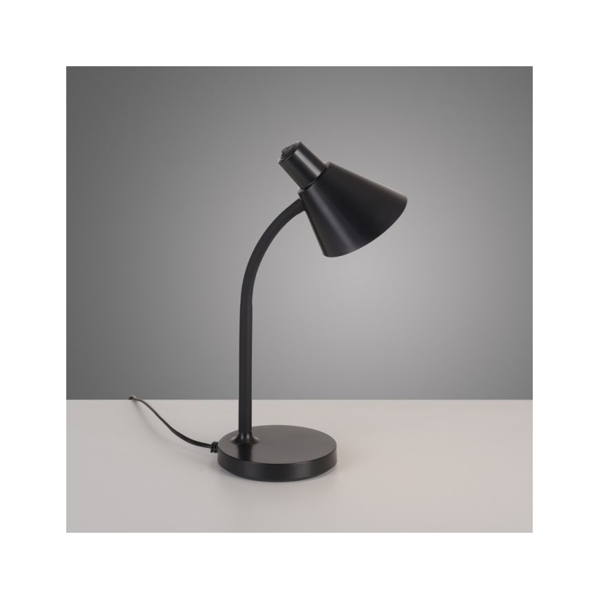 JUST LIGHT. 11248-18 - LED flexibel skrivbordslampa PIXIE LED/4,5W/230V svart