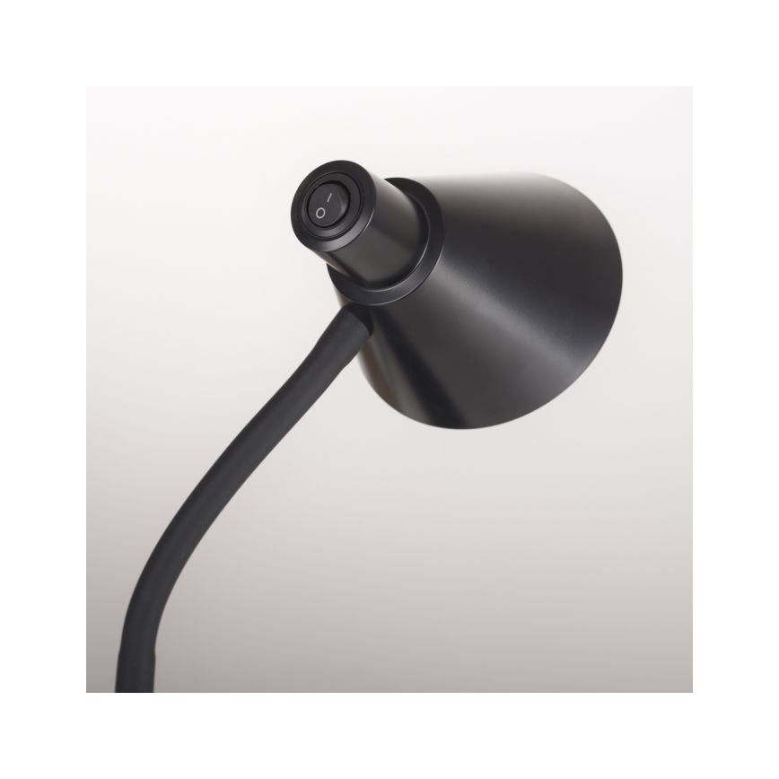 JUST LIGHT. 11248-18 - LED flexibel skrivbordslampa PIXIE LED/4,5W/230V svart