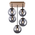 JUST LIGHT. 11395-79 - Pendelkrona WIDOW 5xE14/25W/230V ek