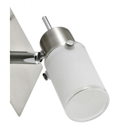 JUST LIGHT. 11931-55 - LED väggspotlight MAX 1xGU10/4W/230V matt krom