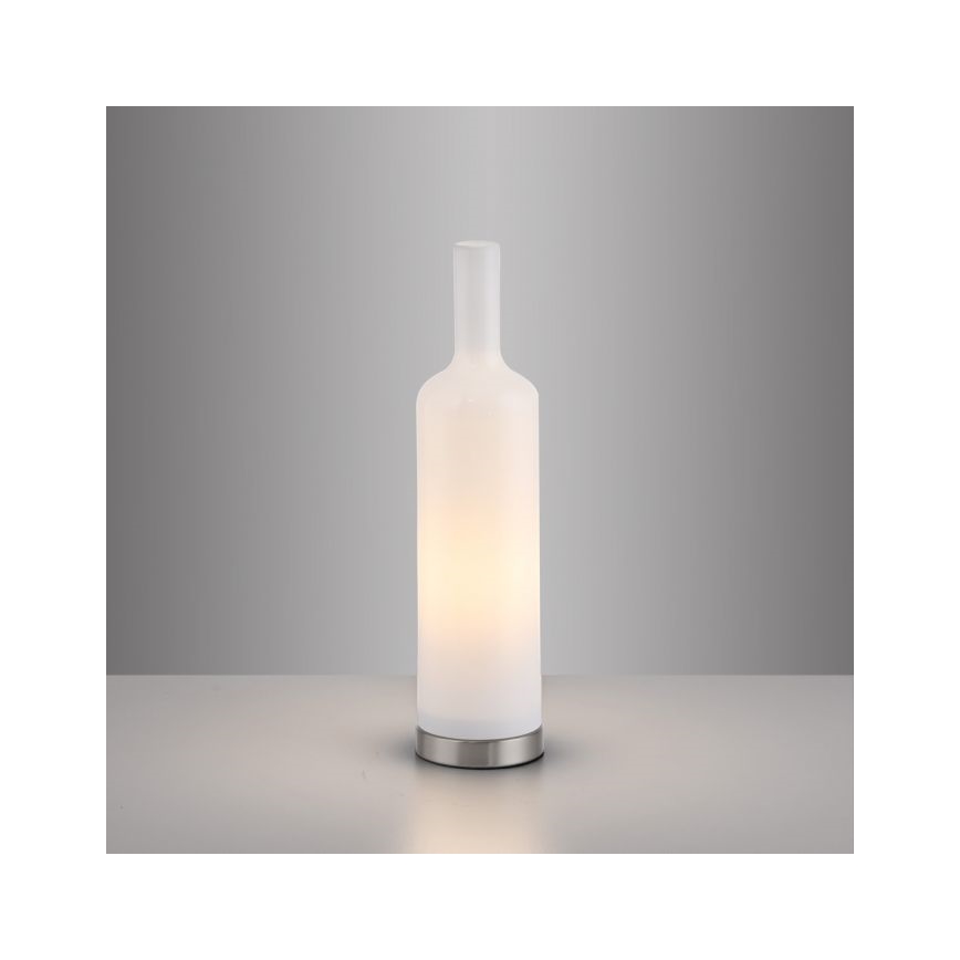 JUST LIGHT. 14006-16 - Bordslampa BOTTLE 1xE14/25W/230V vit