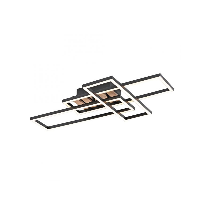 JUST LIGHT. 14051-79 - LED-takarmatur AKUSTIKA LED/20,5W/230V ek/svart