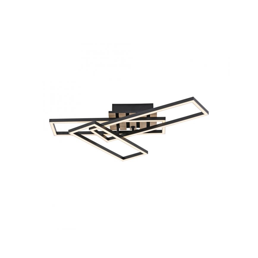 JUST LIGHT. 14051-79 - LED-takarmatur AKUSTIKA LED/20,5W/230V ek/svart