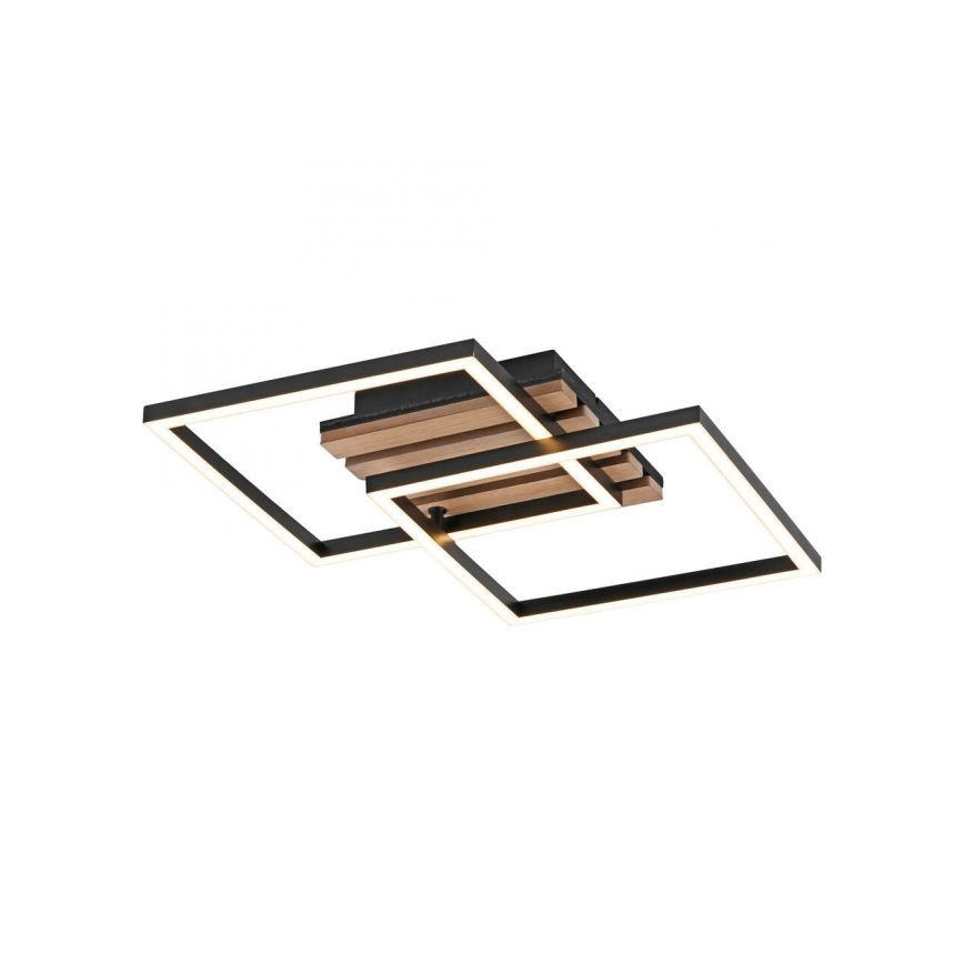 JUST LIGHT. 14053-79 - LED taklampa AKUSTIKA LED/15W/230V ek/svart