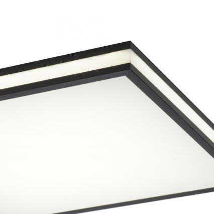JUST LIGHT. 14110-18 - LED RGBW Dimbar taklampa MARIO BLACK LED/19,5W/230V 2700-5000K + fjärrkontroll