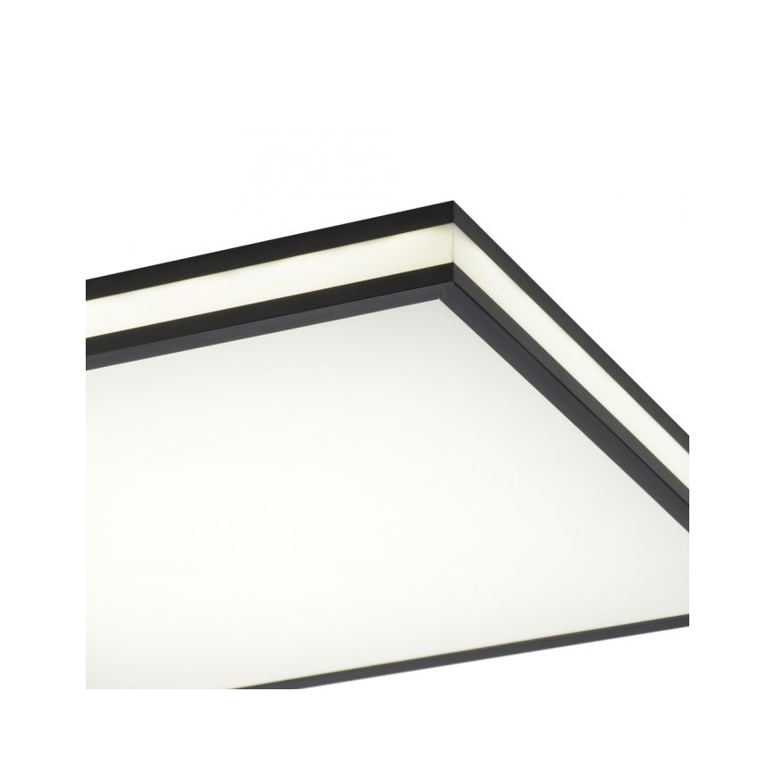 JUST LIGHT. 14110-18 - LED RGBW Dimbar taklampa MARIO BLACK LED/19,5W/230V 2700-5000K + fjärrkontroll