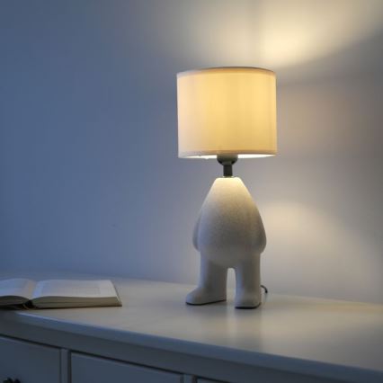 JUST LIGHT. 14191-39 - Skrivbordslampa TED 1xE27/25W/230V beige