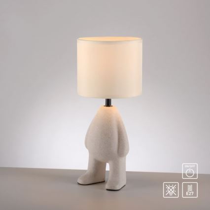 JUST LIGHT. 14191-39 - Skrivbordslampa TED 1xE27/25W/230V beige