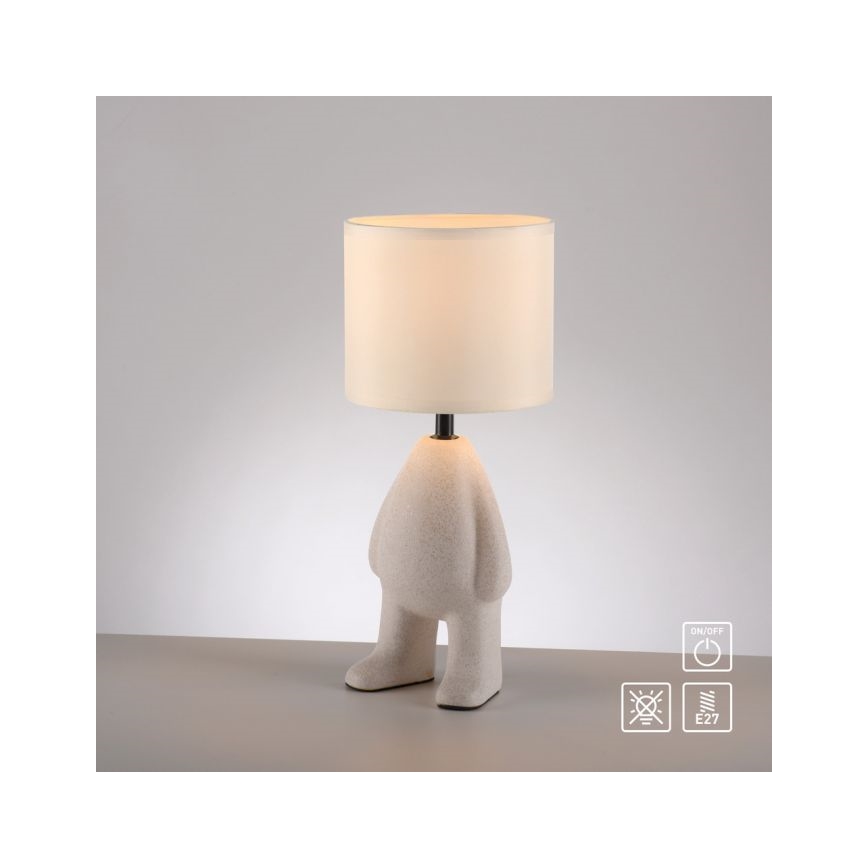 JUST LIGHT. 14191-39 - Skrivbordslampa TED 1xE27/25W/230V beige