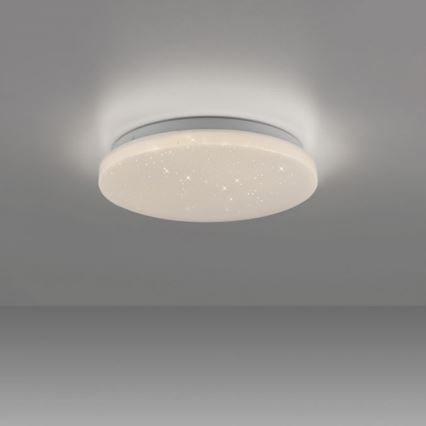 JUST LIGHT. 14275-16 - LED taklampa URANUS LED/10W/230V diameter 26 cm vit
