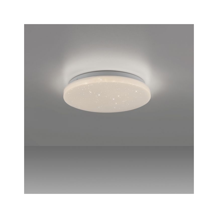 JUST LIGHT. 14275-16 - LED taklampa URANUS LED/10W/230V diameter 26 cm vit