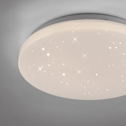 JUST LIGHT. 14275-16 - LED taklampa URANUS LED/10W/230V diameter 26 cm vit