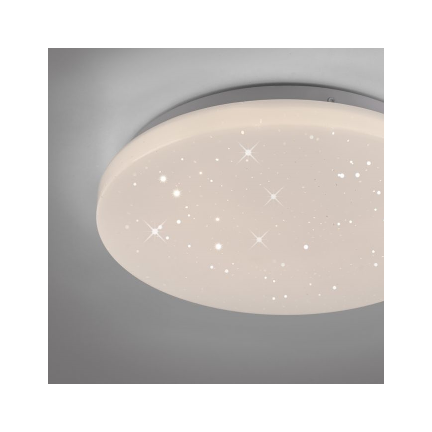 JUST LIGHT. 14275-16 - LED taklampa URANUS LED/10W/230V diameter 26 cm vit