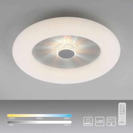 JUST LIGHT. 14383-16 - LED Dimbar taklampa VERTIGO LED/26W/230V 2700-5000K vit + fjärrkontroll
