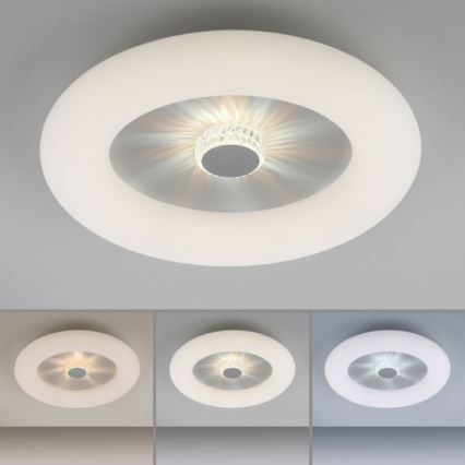 JUST LIGHT. 14383-16 - LED Dimbar taklampa VERTIGO LED/26W/230V 2700-5000K vit + fjärrkontroll
