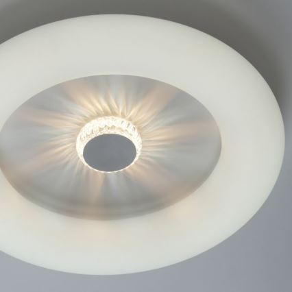 JUST LIGHT. 14383-16 - LED Dimbar taklampa VERTIGO LED/26W/230V 2700-5000K vit + fjärrkontroll