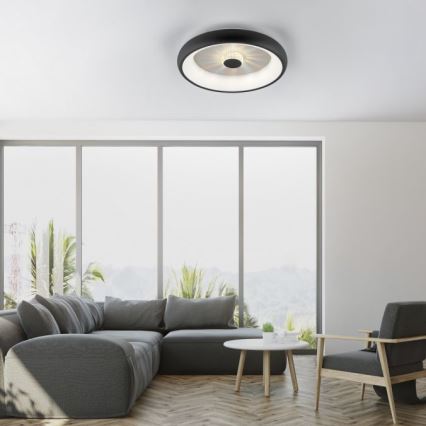 JUST LIGHT. 14384-18 - LED Dimbar taklampa VERTIGO LED/29W/230V 2700-5000K svart + fjärrkontroll