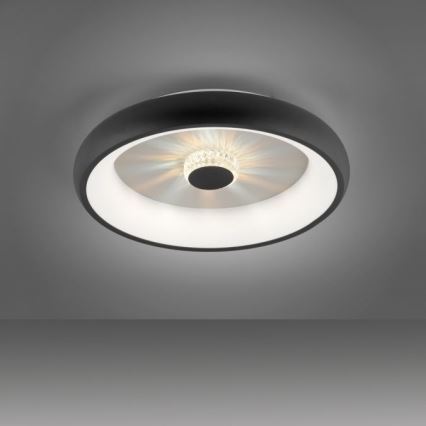 JUST LIGHT. 14384-18 - LED Dimbar taklampa VERTIGO LED/29W/230V 2700-5000K svart + fjärrkontroll