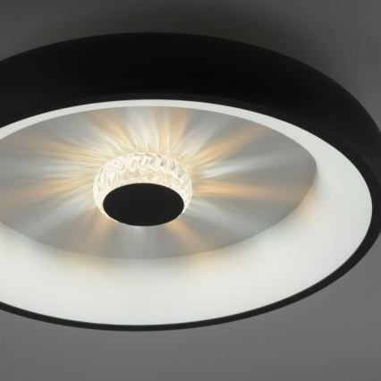 JUST LIGHT. 14384-18 - LED Dimbar taklampa VERTIGO LED/29W/230V 2700-5000K svart + fjärrkontroll