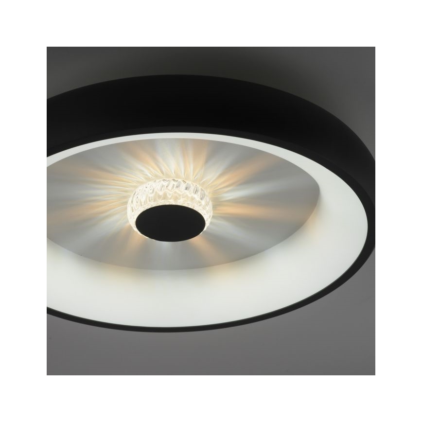 JUST LIGHT. 14384-18 - LED Dimbar taklampa VERTIGO LED/29W/230V 2700-5000K svart + fjärrkontroll