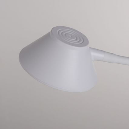 JUST LIGHT. 14414-16 - Dimbar flexibel beröringsskärm skrivbordslampa med trådlös laddning PUCKI LED/4,5W/230V vit