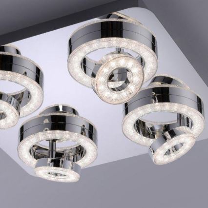 JUST LIGHT. 14662-17 - LED RGBW Dimbar spotlight TIM LOLASMART 4xLED/5,9/230V 2700-5000K + fjärrkontroll